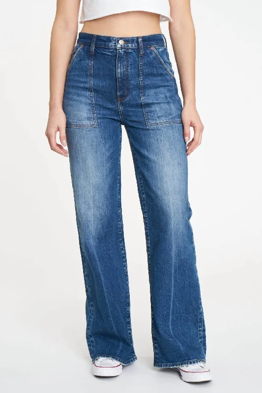 Discounts On Casual Weekend Styles Far Out Patchpocket High Rise Jean In Play Date