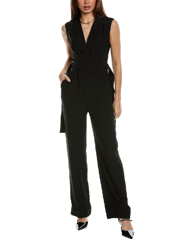 Luxe Women's Apparel Reiss Riyo Belted Wrap Jumpsuit