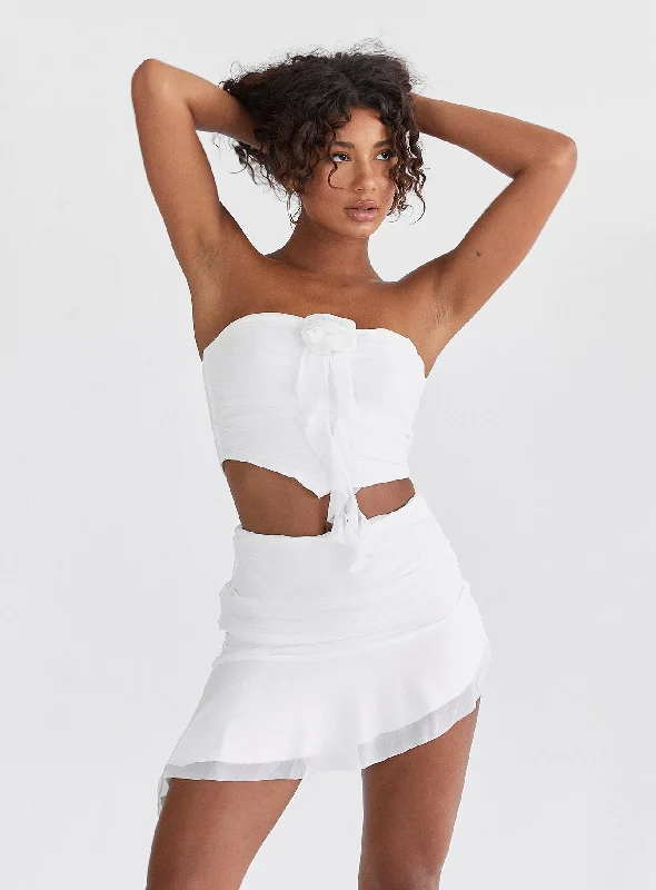 Special Offer Lovell Ruffle Set White