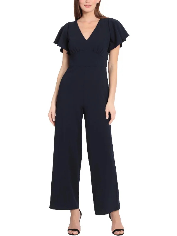 Trendy Aesthetics Womens Solid Polyester Jumpsuit