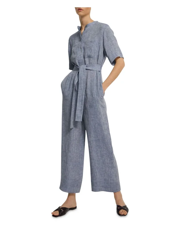 Chic Wardrobe Essentials Drape Hemp Womens Hemp Pockets Jumpsuit