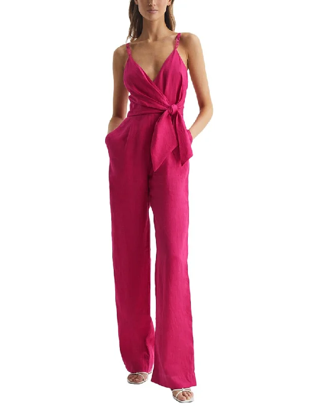 Casual Chic Reiss Emilia Linen Jumpsuit