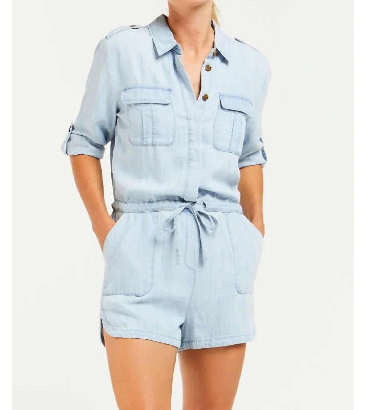 Mega Sales Luba Romper in Light Blue