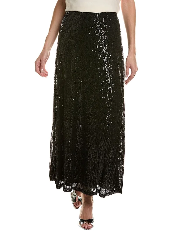 Hurry Before It's Gone Anne Klein Flared Maxi Skirt
